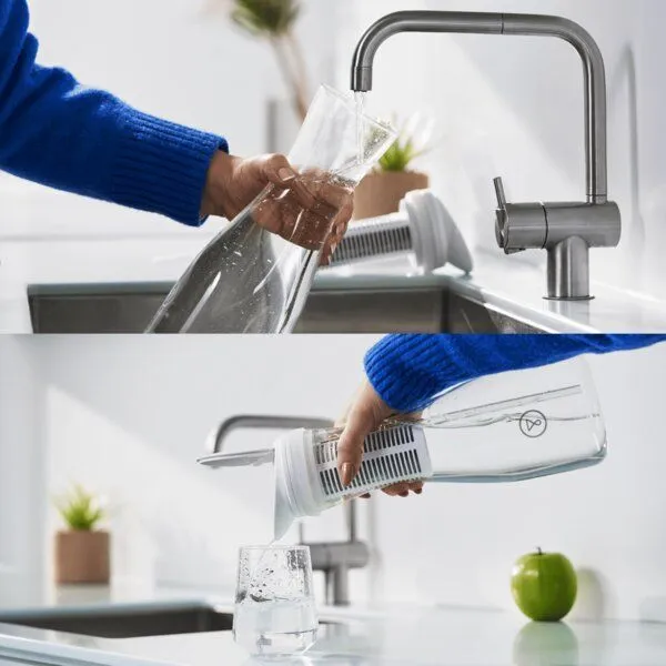 Tappwater Glas-Filterkanne Tappwater PitcherPro 1,45L. Filtert +100 Substanzen – Produktbild 2 von 4