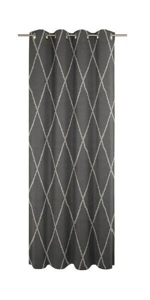 Nature by Adam Nature by Adam Vorhang aus 100% Bio-Baumwolle - Made in Germany - Casket Valdelana, Schwarz, – Produktbild 3 von 7