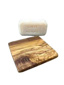 Olivenholz erleben Olivenholz erleben Seifenablage 9 x 9 cm aus Olivenholz – Produktbild 1 von 1