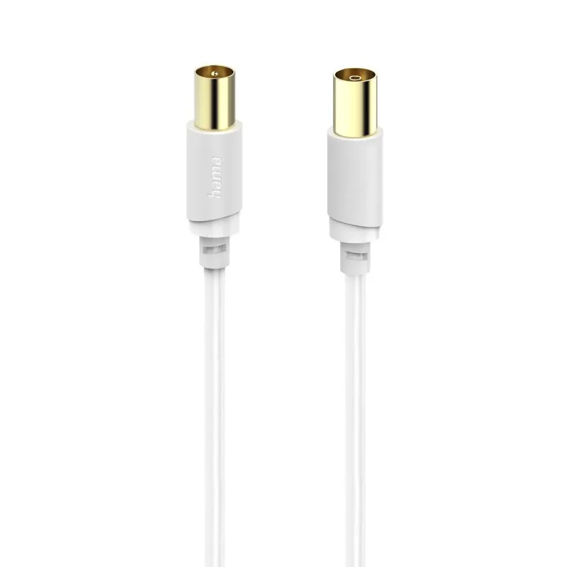 Hama Hama Antennen-Kabel, Koax-Stecker - Koax-Kupplung, vergoldet, 3,0 m, 120 dB – Produktbild 3 von 3