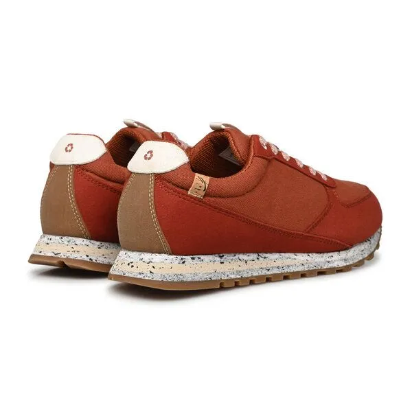 SAOLA SAOLA Vegane retro Sneaker - Alta Vibram W 2.0 Burgundy, Burgundy, – Produktbild 3 von 3