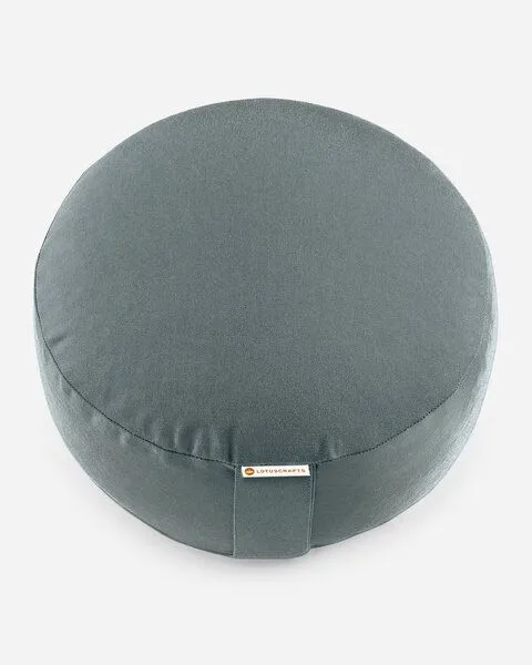 Lotuscrafts Lotuscrafts Yogakissen Lotus - Sitzhöhe 15cm - ohne Bestickung - GOTS zertifiziert, Balsam green, – Produktbild 2 von 4