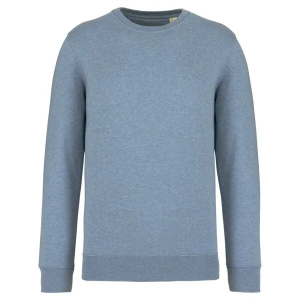 Greenspired Greenspired Umweltfreundliches Unisex-Sweatshirt mit Rundhalsausschnitt 350g/m² XXS - 4 XL (slimfit), Melangeblau, – Produktbild 1 von 1