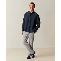 Studio 29 Studio.29 Bergen Shirt - Dobby Linen, Marine, – Produktbild 1 von 1