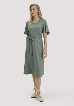 hessnatur hessnatur Jersey Kleid Kniebedeckend Slim aus TENCEL Lyocell – Produktbild 1 von 1