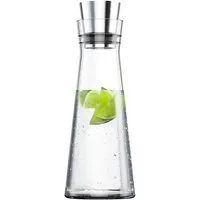 EMSA EMSA Karaffe "FLOW SLIM" 1,0 l, Glas/Edelstahl – Produktbild 1 von 1
