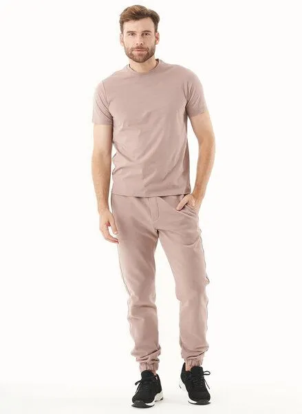 ORGANICATION ORGANICATION ESSENTIALS - PARSSA - Soft Touch Sweathose aus Bio-Baumwolle, Braun(mocha), – Produktbild 2 von 4