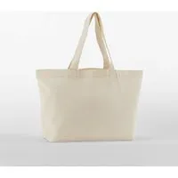 Westford Mill Westford Mill EarthAware® Baumwolltasche Große Einkaufstasche Shopper Strandtasche Schwimmbadtasche, Natur, – Produktbild 1 von 1