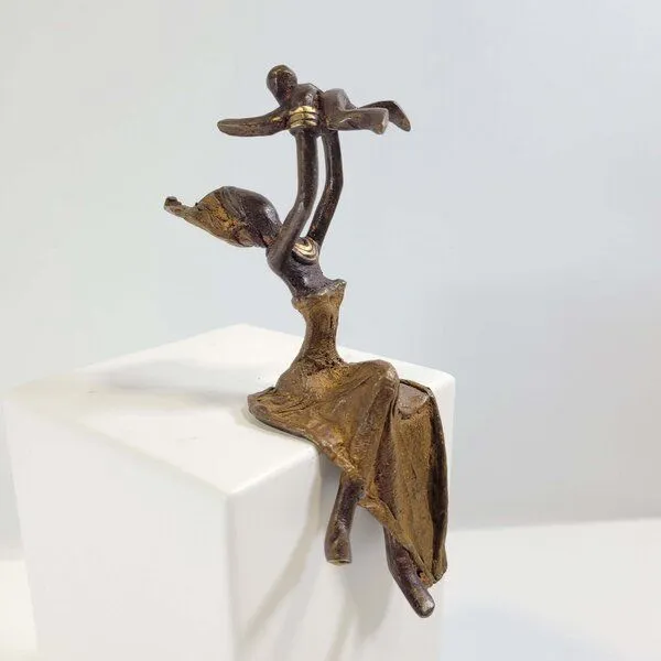 Moogoo Creative Africa Moogoo Creative Africa Bronze-Skulptur "Baby Party" by Karim Sana | versch. Farben und Größen, Braun, – Produktbild 1 von 1