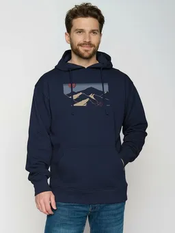 GreenBomb GREENBOMB Mountain Tour Joy - Gemütlicher Hoodie aus Bio-Baumwolle / hochwertiger Print / GOTS / Fair & Vegan – Produktbild 1 von 1