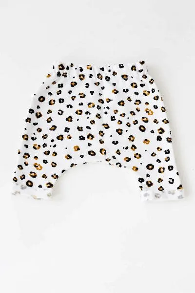 NoniKids Berlin Baby Sweat Hose *Leopard* Bio Baumwolle | NoniKids Berlin – Produktbild 2 von 4