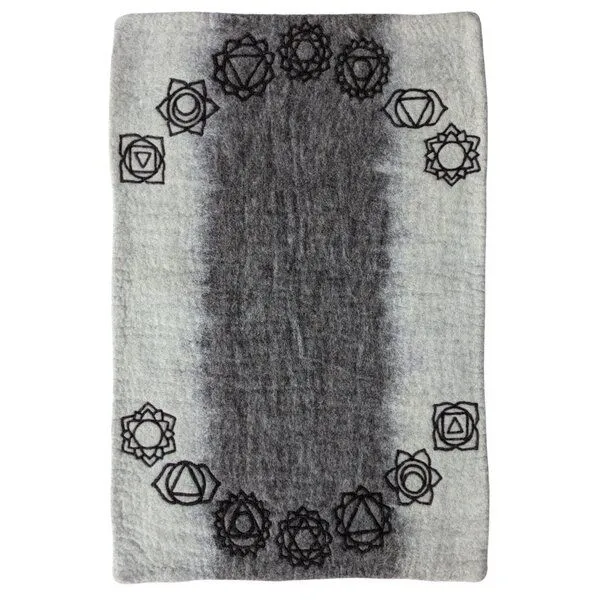 Wooliie Wooliie Chakra - Handgefertigte Wollmatte – Produktbild 1 von 4