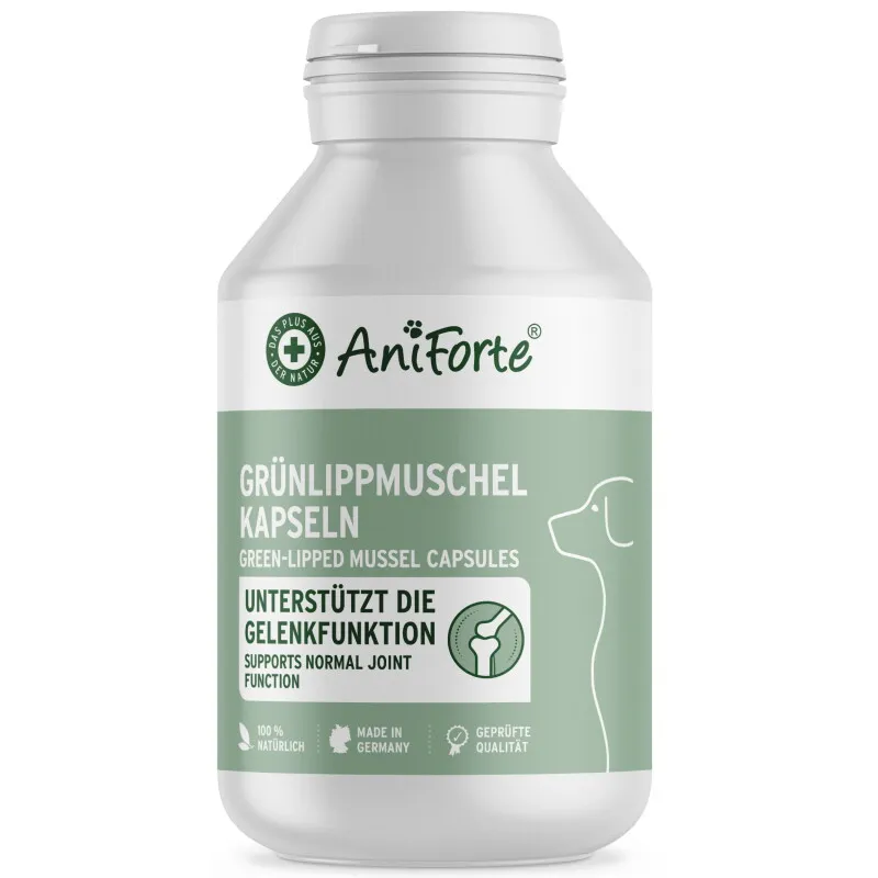 AniForte AniForte Grünlippmuschel Kapseln 100 Stk – Produktbild 1 von 2