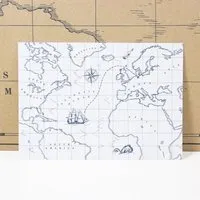 Bow & Hummingbird Bow & Hummingbird Postkarte Schatzkarte – Produktbild 1 von 1