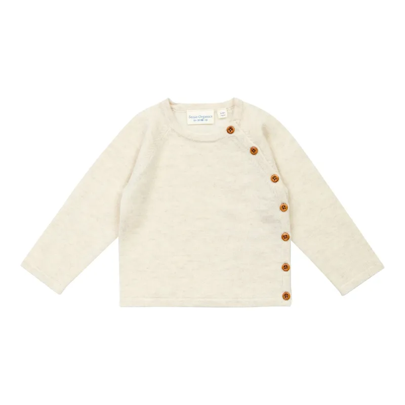 Sense Organics Sense Organics Wickel-Strickjacke Wolle, Natur, – Produktbild 1 von 1