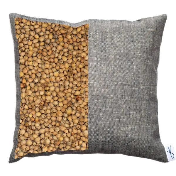 Lou-i Lou-i Kirschkernkissen bio Leinen Made in Germany, Leinen grau, – Produktbild 3 von 3