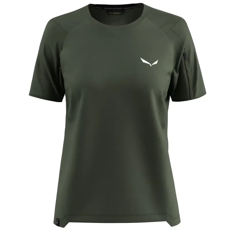 Salewa Damen T-Shirt Salewa Puez Hybrid, Vert, – Produktbild 1 von 1