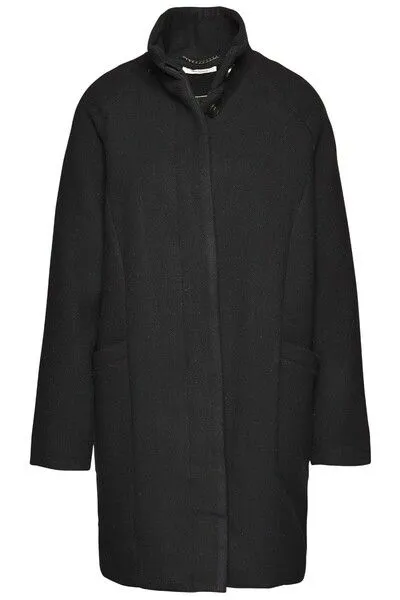 Wunderwerk Wunderwerk Damen Mantel aus Schurwolle, "O-shape coat", Schwarz (900 black), – Produktbild 2 von 4