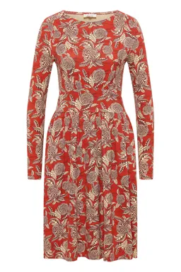 Tranquillo Feminines EcoVero™-Kleid - flower fields / L – Produktbild 1 von 1