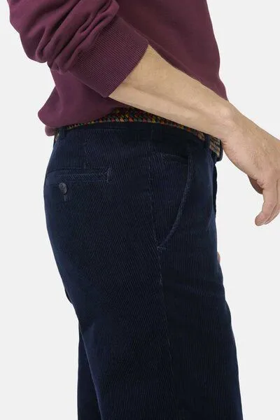 Meyer MEYER ACTIVE Cord Chino, Blau (marine), – Produktbild 4 von 4
