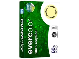 Clairefontaine 500 Blatt Clairfontaine Farbiges Recycling-Kopierpapier 'Evercolor' Hellgelb, 80g, DIN A4 – Produktbild 1 von 1