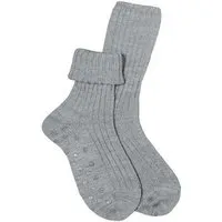 grödo grödo Baby Stoppersocken Bio Schurwolle, Grau meliert, – Produktbild 1 von 1