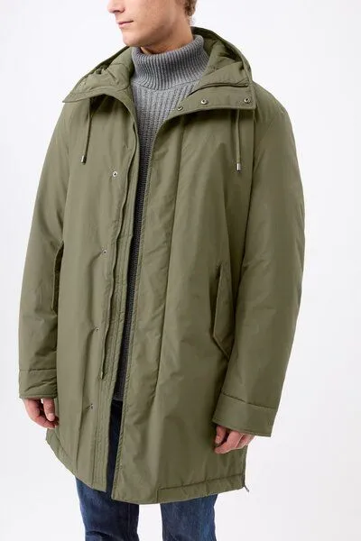 LangerChen LangerChen Langer Parka wattiert mit Funktion, Sencha (grün), – Produktbild 4 von 4
