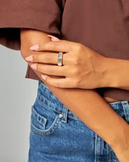 noemvri fashion label noemvri fashion label Kissenring Abby silber – Produktbild 1 von 1