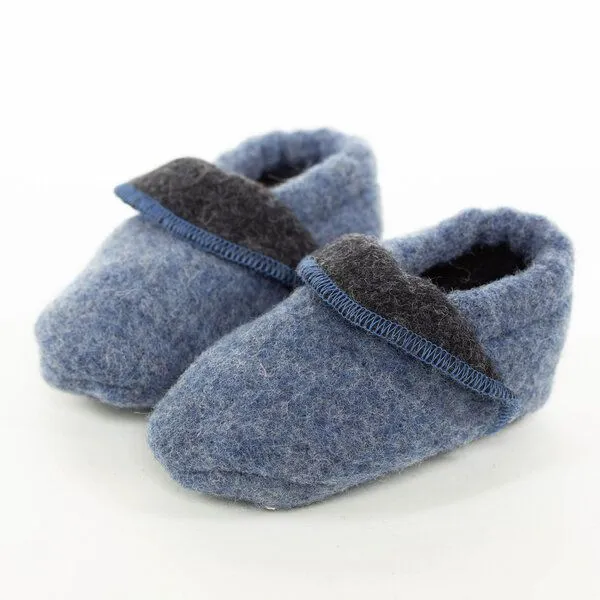 nahtur-design nahtur-design Babyschuhe aus 100% Flauschloden, Blau, – Produktbild 1 von 2