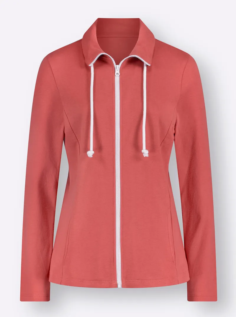 Witt Sweatjacke, Grapefruit, – Produktbild 1 von 2