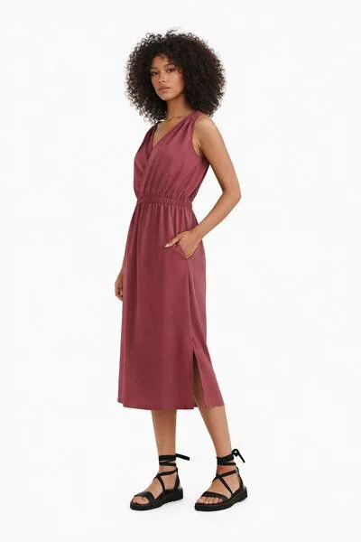 WiDDA WiDDA Midi-Kleid GOLDI, Beere, – Produktbild 3 von 3