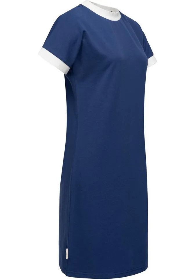 ragwear ragwear Shirtkleid Katchi Solid stylisches Sommerkleid in Shirt-Optik, Blau, – Produktbild 2 von 2