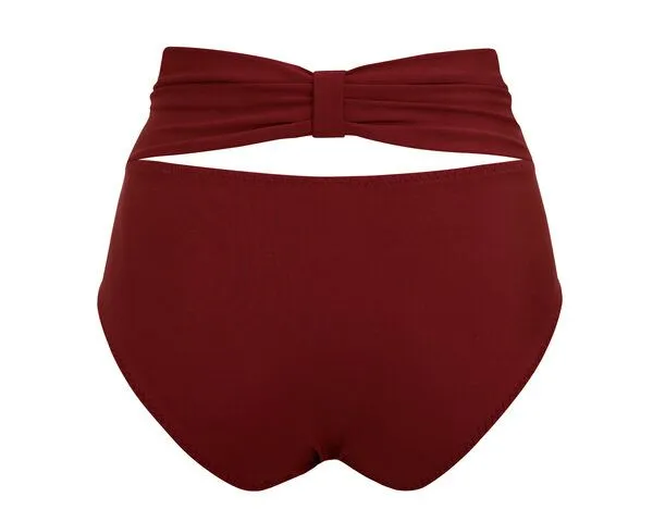 Anekdot Anekdot Bikini Slip Bow Hi, Red (merlot), – Produktbild 3 von 4