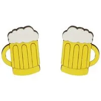 BeWooden BeWooden Holzohrringe Beer – handgefertigter, nachhaltiger Schmuck mit Bierglas-Motiv – Produktbild 1 von 1