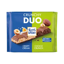 Ritter Sport Ritter Sport DUO Crunchy Crispy Cream / Choco Crunch, 218 Gramm – Produktbild 1 von 1