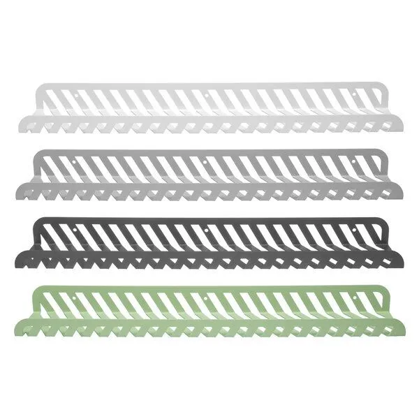 weld weld Wandregal Grid 02, Schwarz (anthrazit), – Produktbild 2 von 4