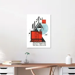 Photocircle Photocircle Poster / Leinwandbild - Bauhaus Austellung Weimar 1923 (weiß) – Produktbild 1 von 1