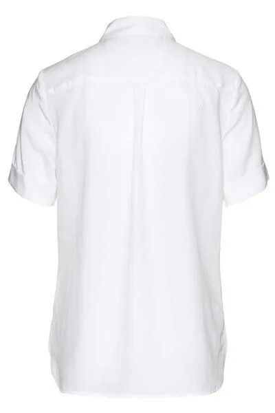 Wunderwerk Wunderwerk Damen Bluse aus Lyocell (TENCEL) "TENCEL shirt blouse 1/2", Weiß (100 white), – Produktbild 3 von 4