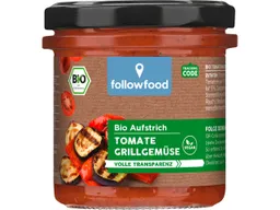followfood followfood Bio-Aufstrich Tomate & Grillgemüse, 135 g – Produktbild 1 von 1