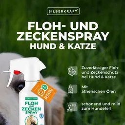 Silberkraft Silberkraft Floh - und Zeckenspray für Hund & Katze – Produktbild 1 von 1