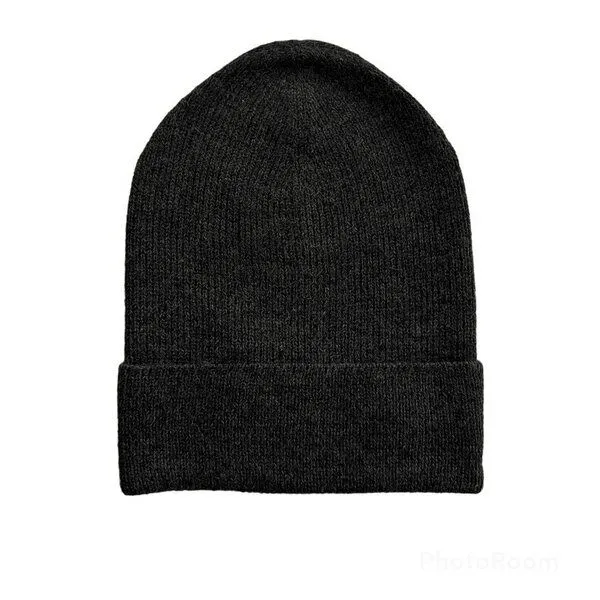 TINKU -Celebrating Bolivian Heritage TINKU -Celebrating Bolivian Heritage 100% Baby Alpaka Beanie Mütze (ILLIMANI) aus Bolivien (Handgestrickt), Schwarz, – Produktbild 4 von 4