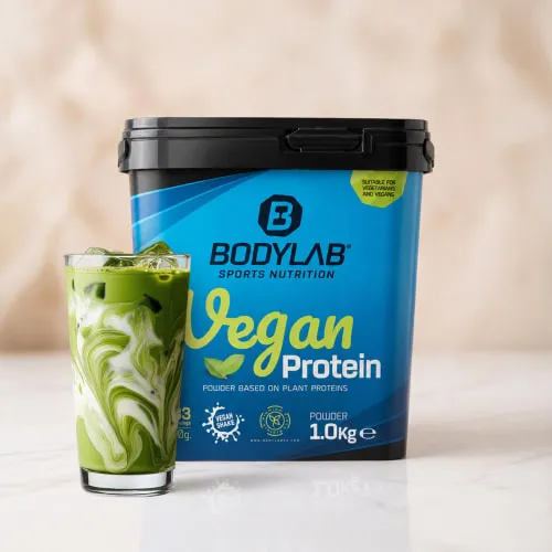 Bodylab24 Vegan Protein - 1000g - Matcha – Produktbild 1 von 1