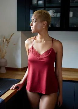 Coco Malou Coco Malou Spitzen-Top Camisole Leo aus Tencel – Produktbild 1 von 1