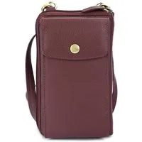 El Puente El Puente Kleine Handytasche | Fair Trade & Handmade aus Indien, Rot, – Produktbild 1 von 1