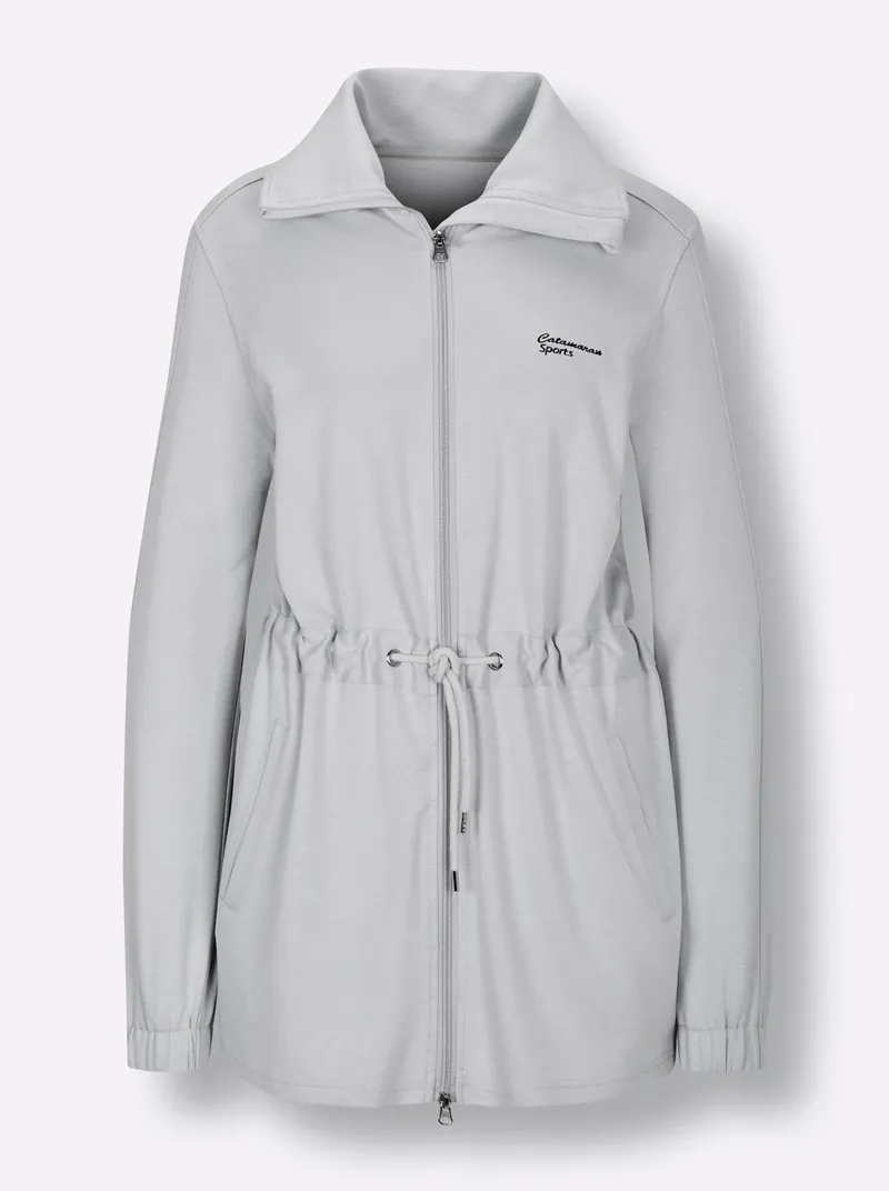 Catamaran Sweatjacke grau-meliert, Grau-meliert, – Produktbild 1 von 2