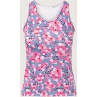 Frija Omina Frija Omina Bio Tanktop Unterhemd, Kirschblüte (blau), – Produktbild 1 von 1