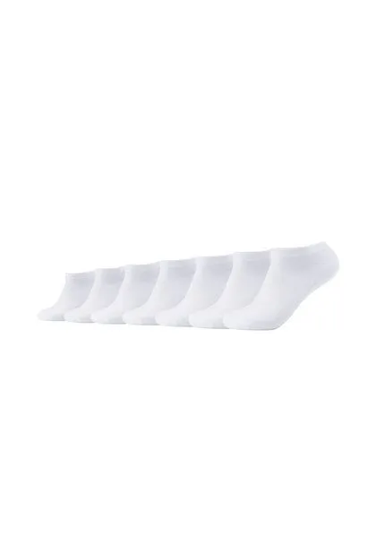CAMANO camano 7 Paar Sneaker Sport-Socken | GOTS Biobaumwolle, Weiss, – Produktbild 1 von 1