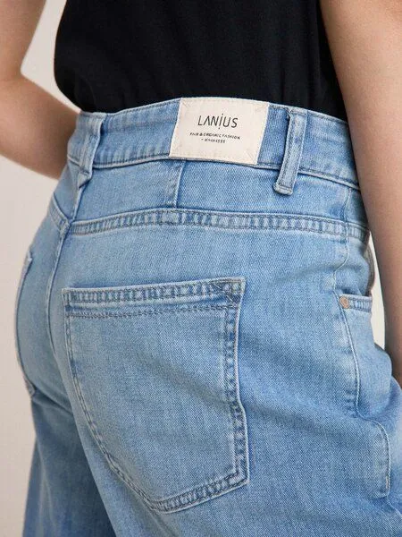 LANIUS LANIUS Relaxed Jeans aus Bio-Baumwolle, Light denim, – Produktbild 4 von 4