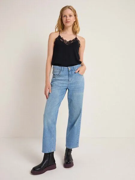 LANIUS LANIUS Relaxed Jeans aus Bio-Baumwolle, Light denim, – Produktbild 1 von 4