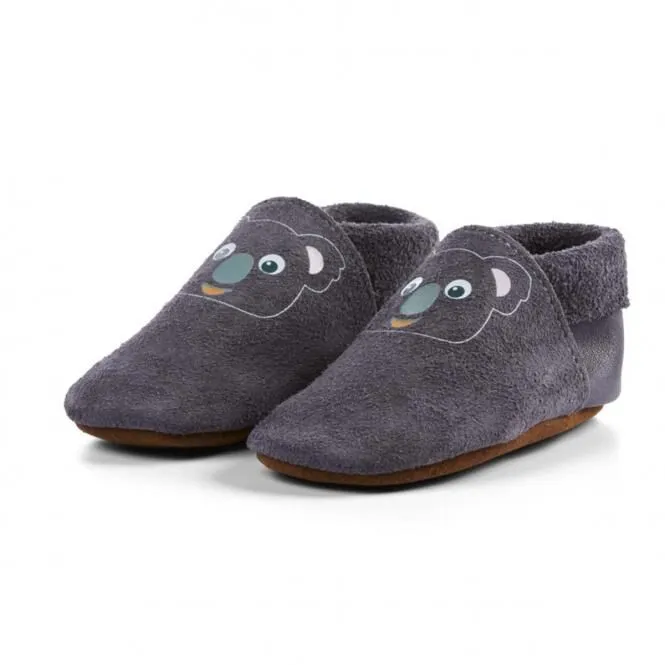 Affenzahn Affenzahn Krabbelschuhe Leder Koala S - 16/17, Grey, – Produktbild 1 von 1